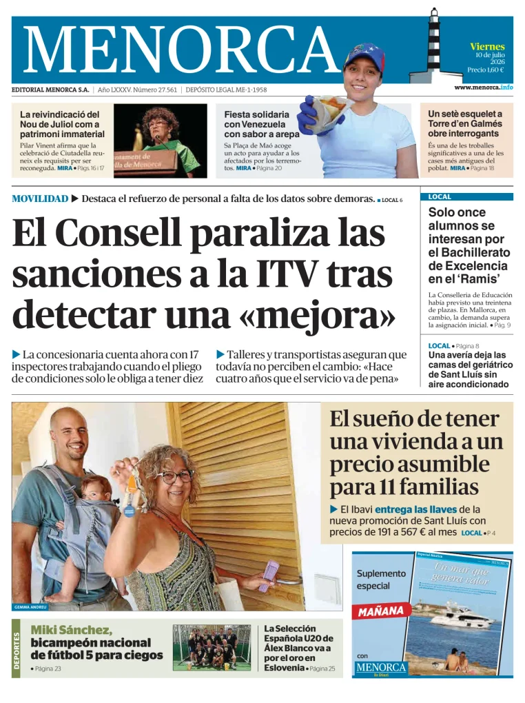 Menorca Diario Insular — 10/07