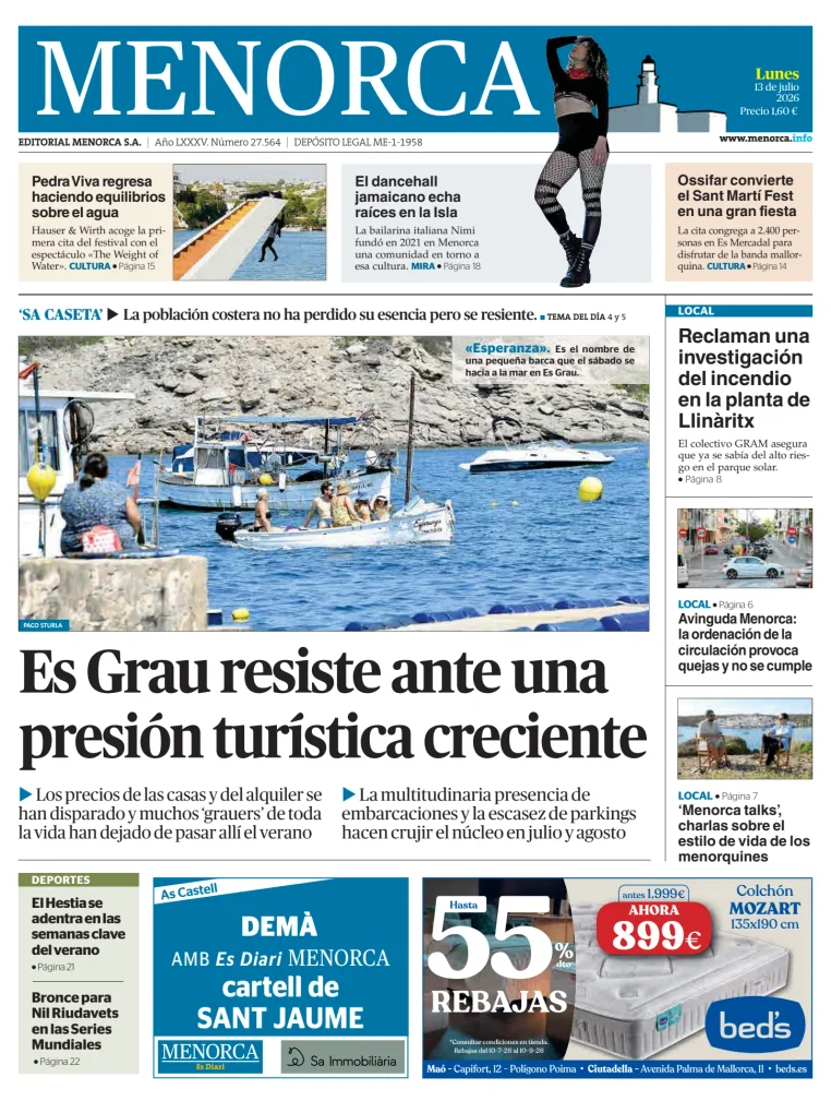 Menorca Diario Insular — 13/07