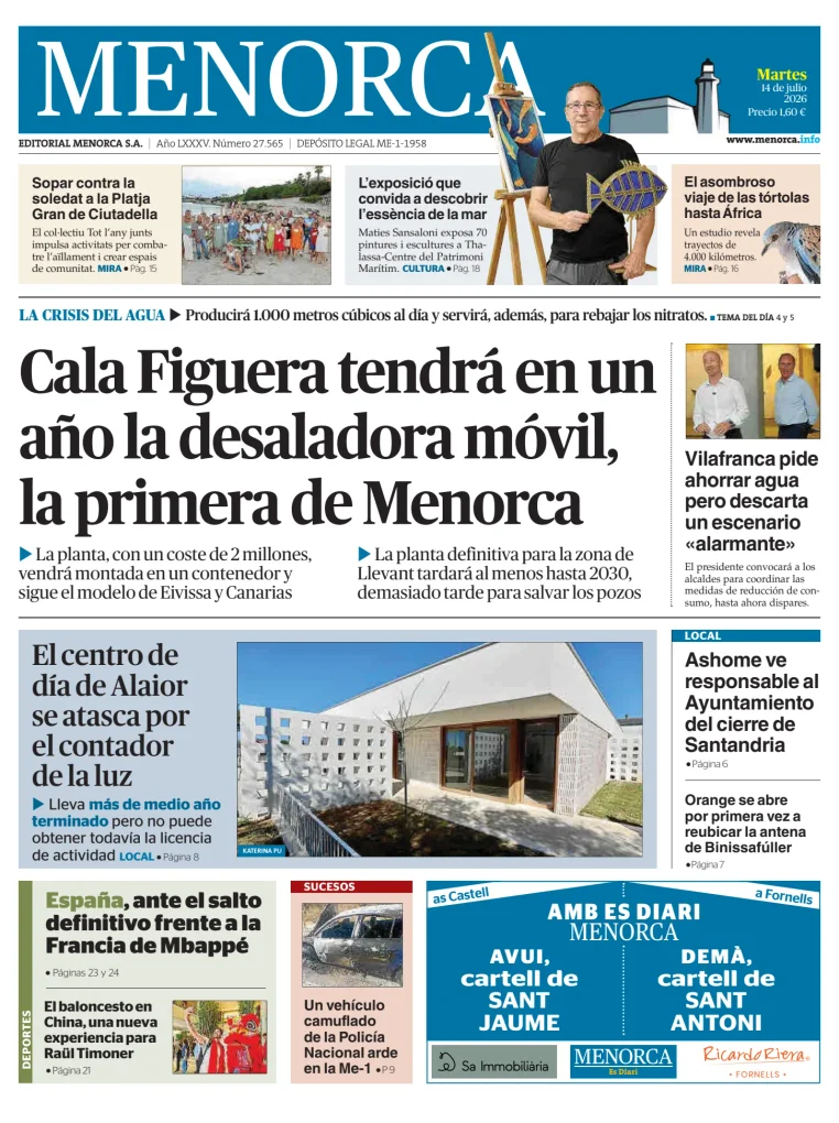 Menorca Diario Insular — 14/07