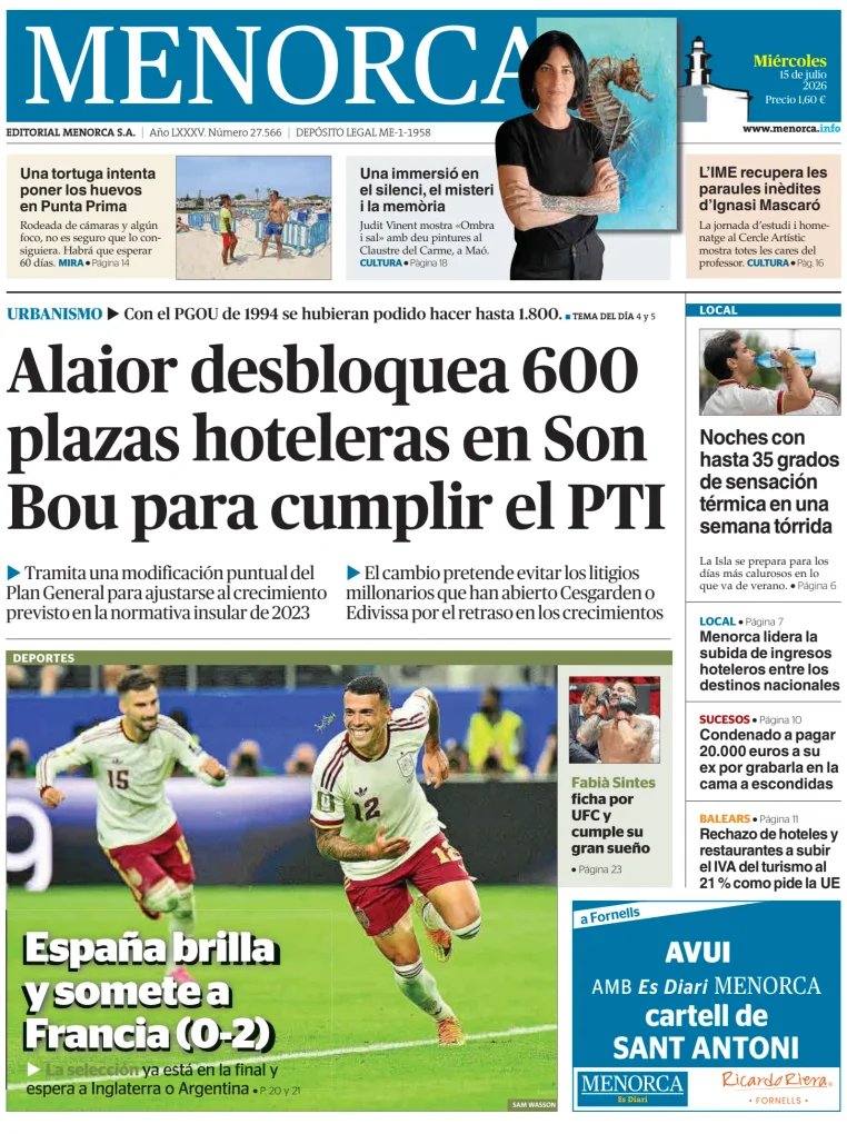 Menorca Diario Insular — 15/07