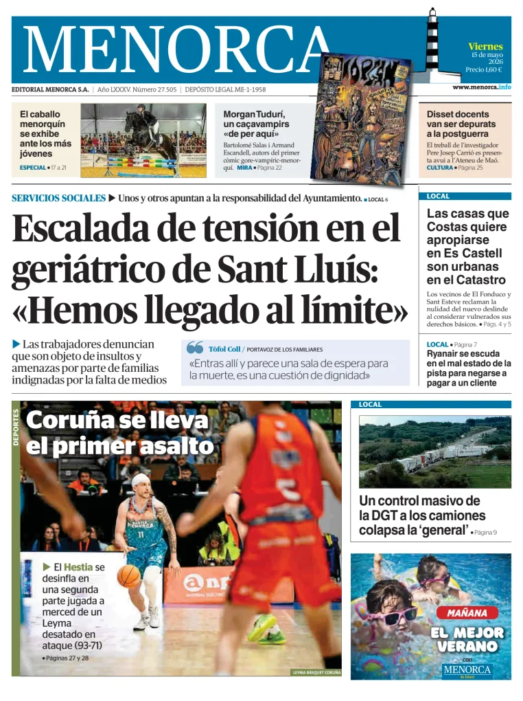 Menorca Diario Insular — 15/05