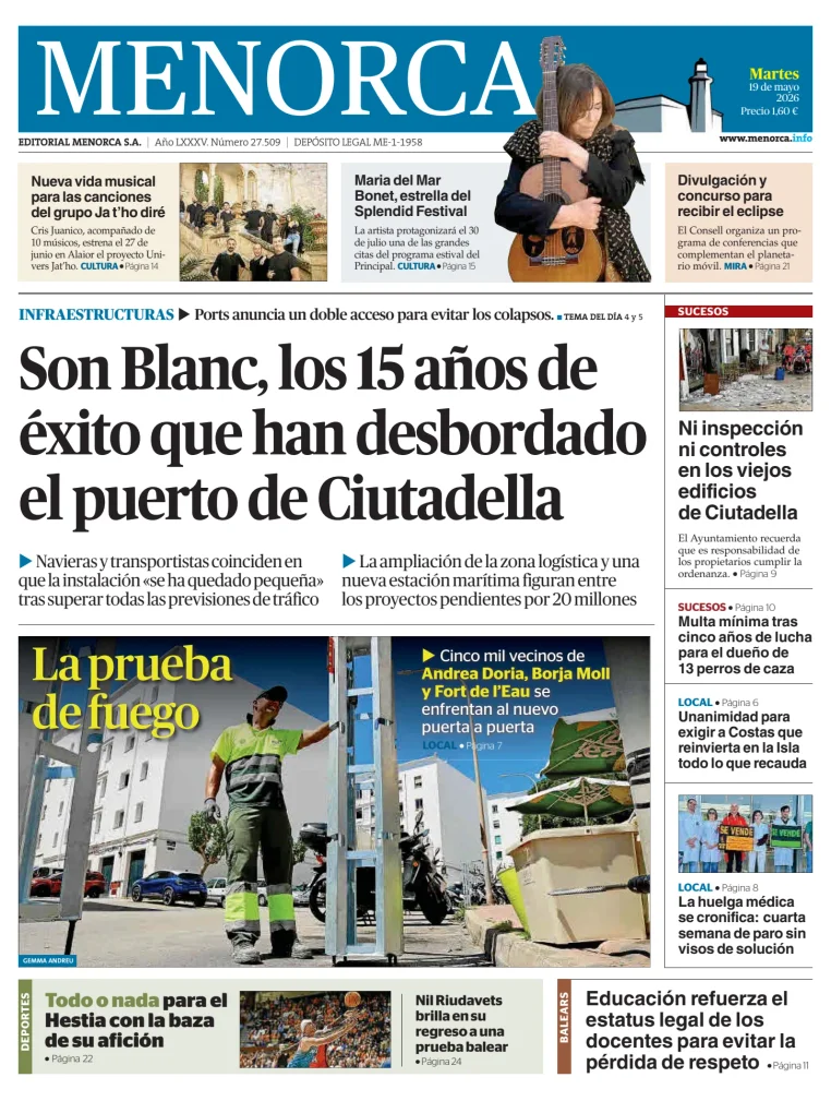 Menorca Diario Insular — 19/05