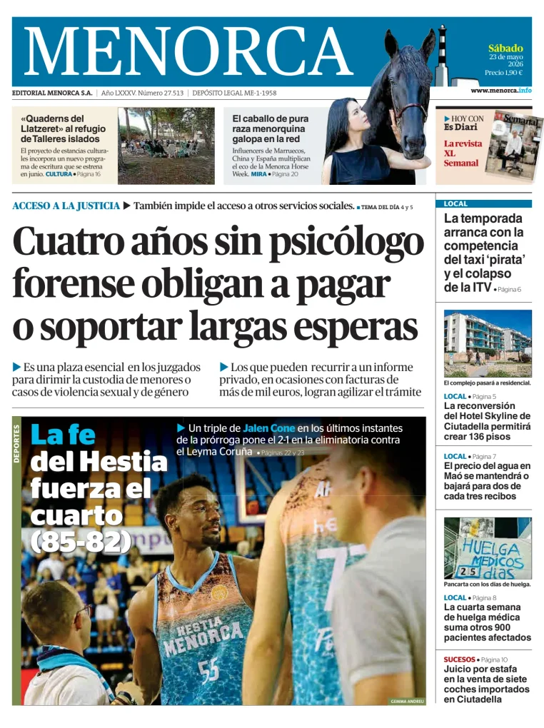 Menorca Diario Insular — 23/05