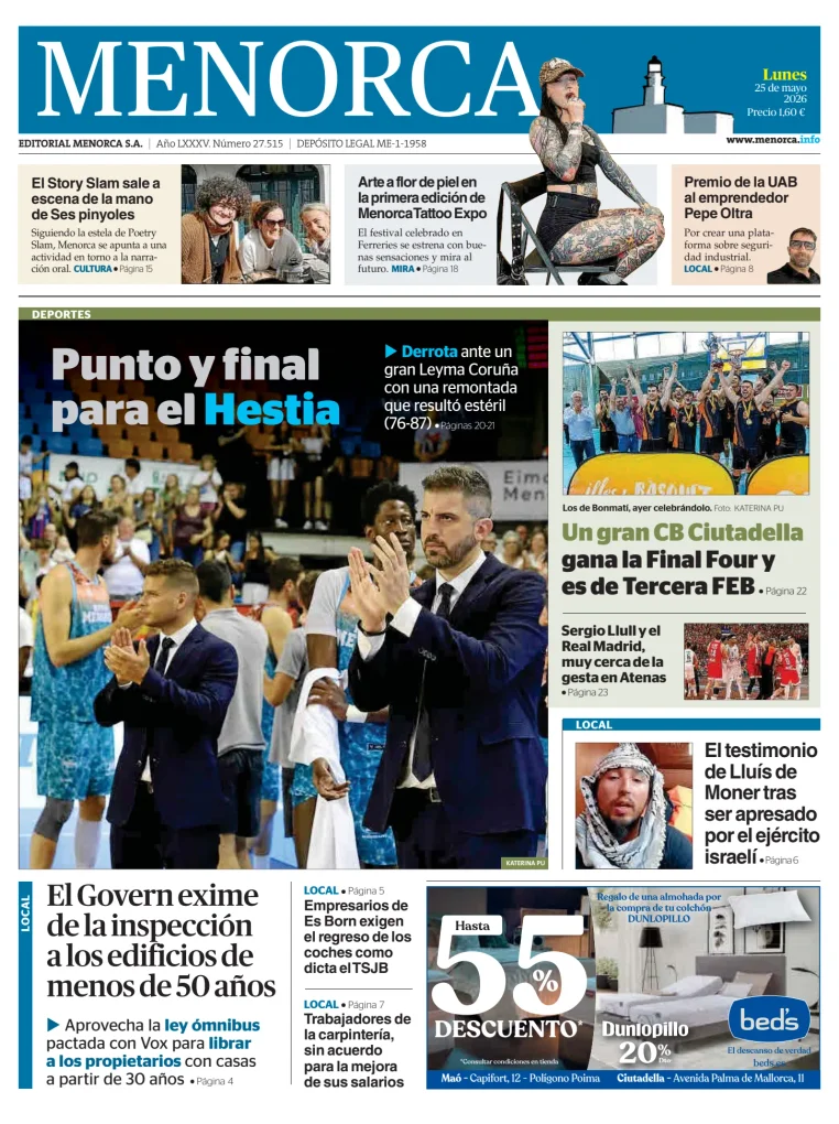 Menorca Diario Insular — 25/05