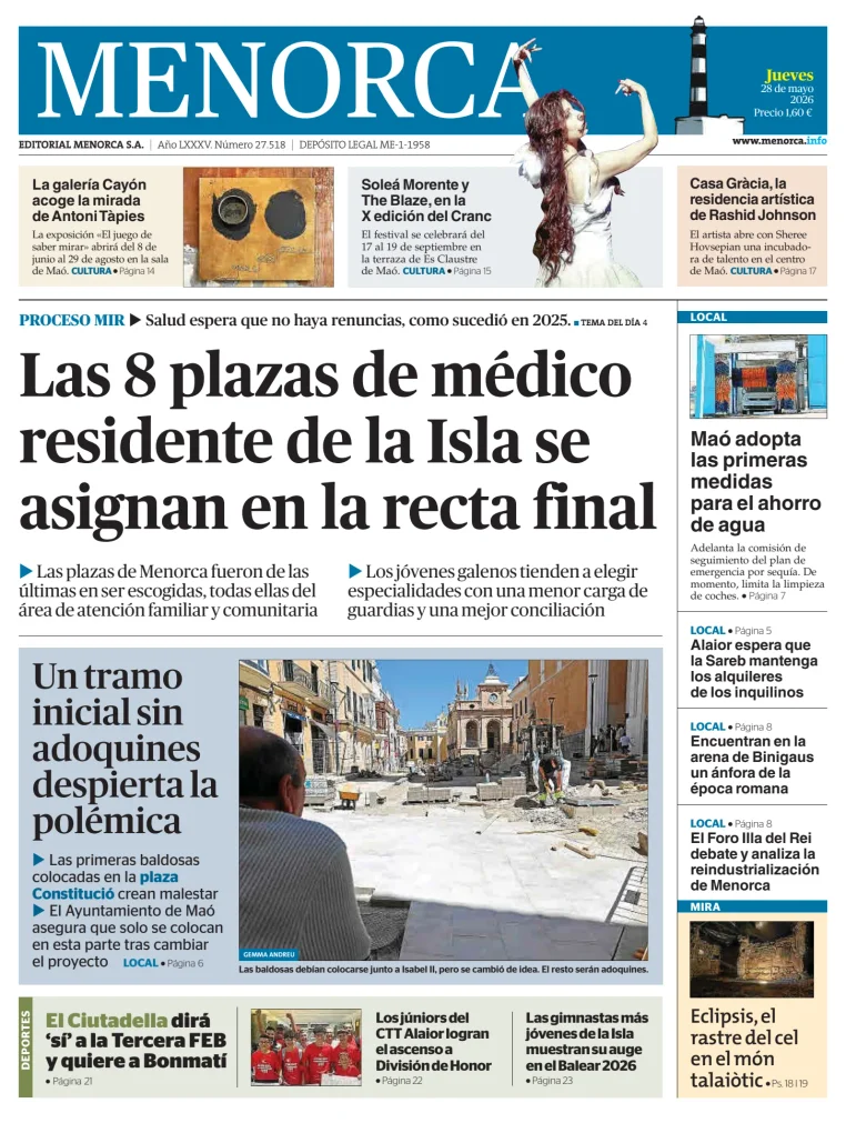 Menorca Diario Insular — 28/05