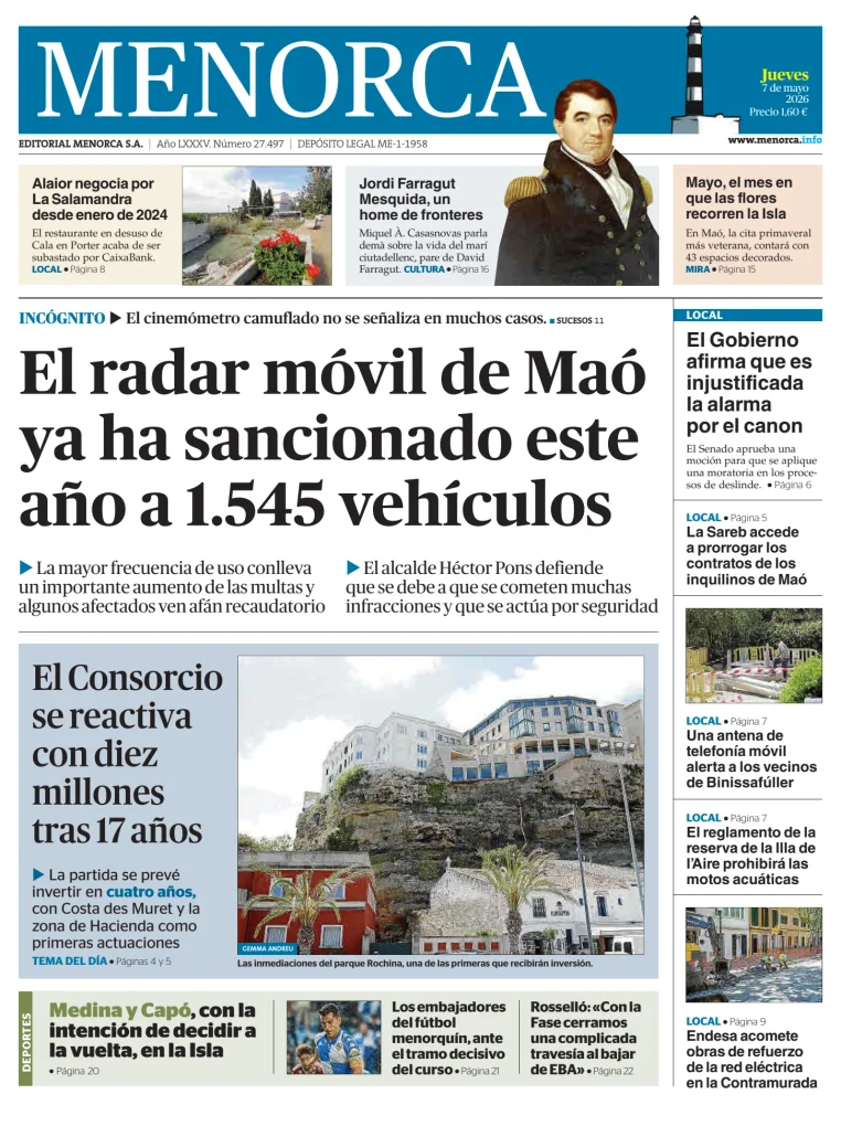 Menorca Diario Insular — 07/05