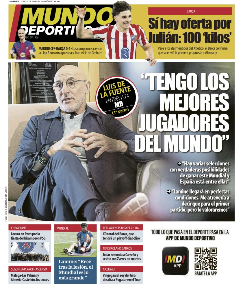 Mundo Deportivo (At. Madrid) — 01/06