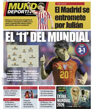 Portada de Mundo Deportivo (At. Madrid), 10 de junio de 2026