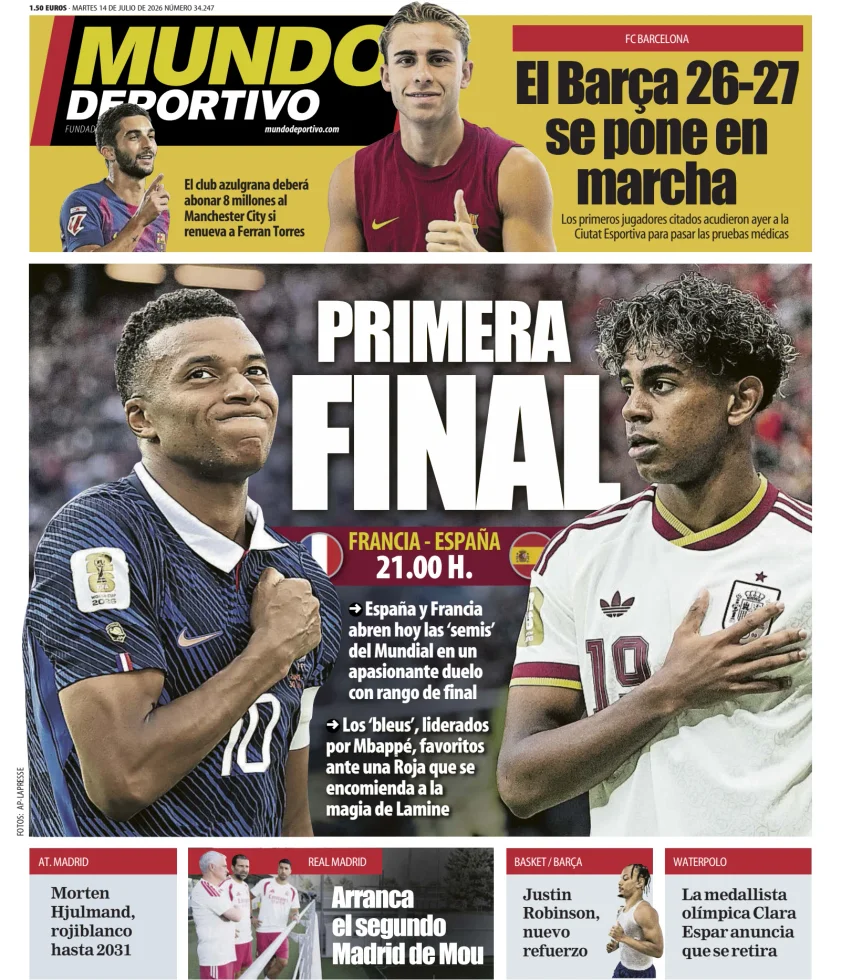 Mundo Deportivo (At. Madrid) — 14/07
