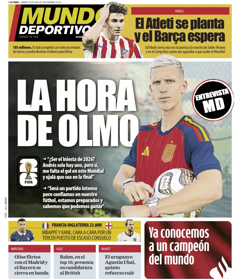 Mundo Deportivo (At. Madrid) — 18/07