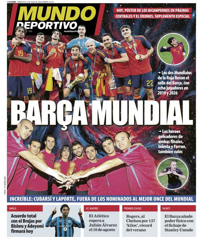 Mundo Deportivo (At. Madrid) — 22/07