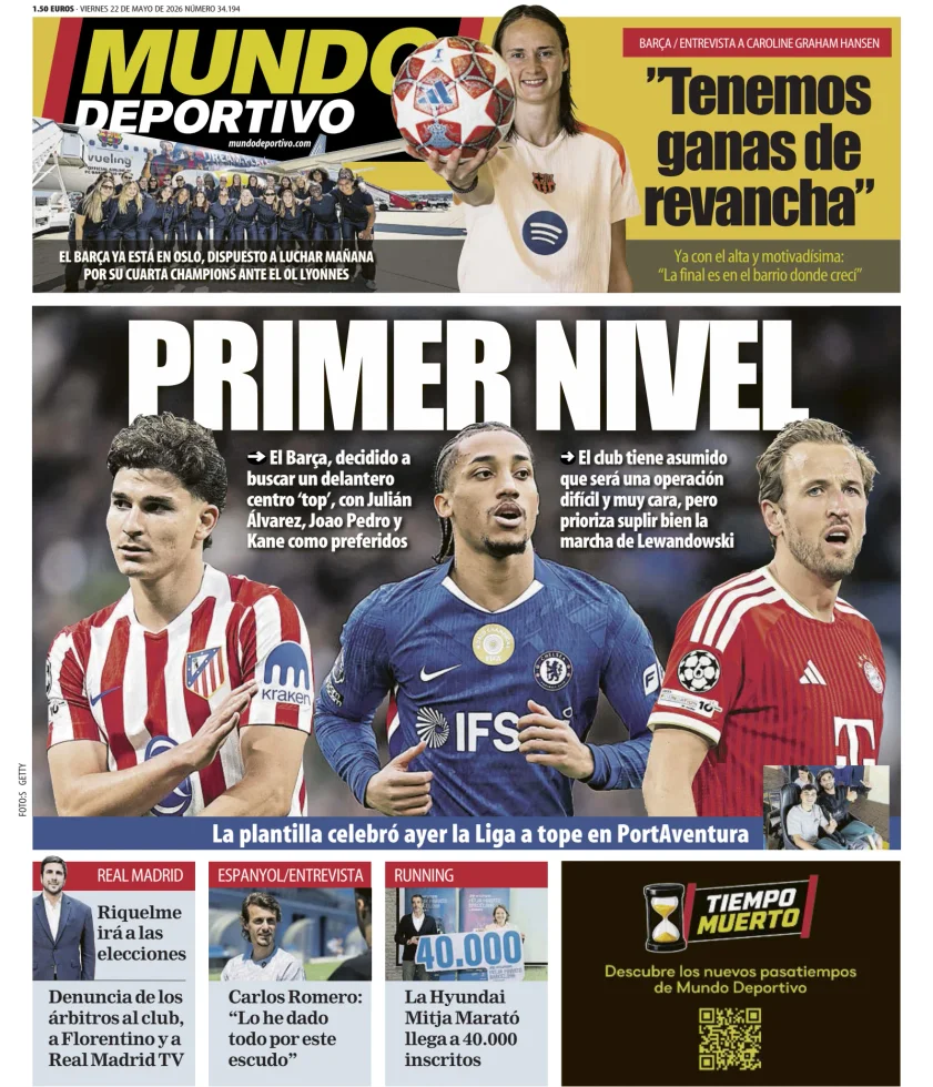 Mundo Deportivo (At. Madrid) — 22/05