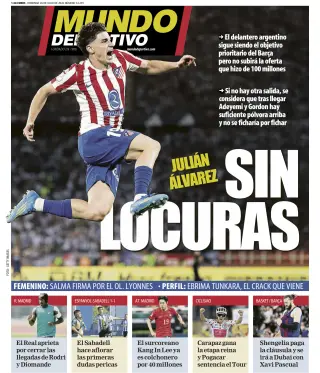 Portada de Mundo Deportivo (At. Madrid), 26 de julio de 2026