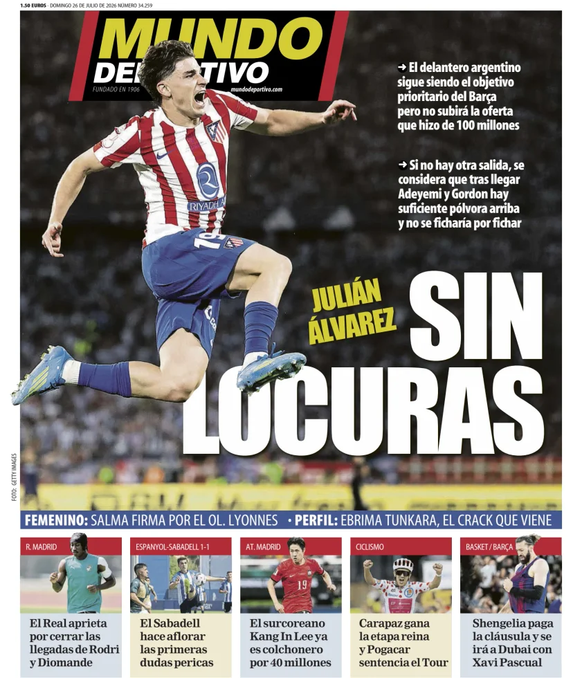 Portada de Mundo Deportivo (At. Madrid)