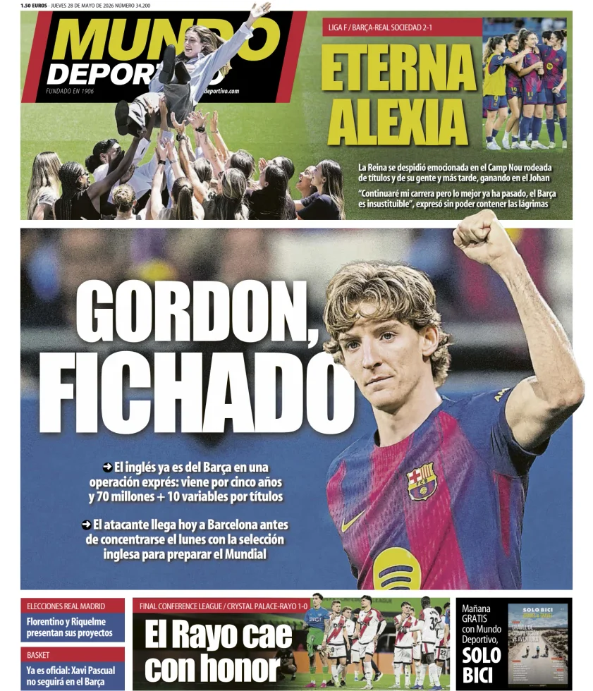 Mundo Deportivo (At. Madrid) — 28/05