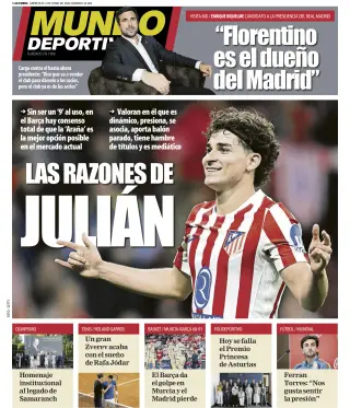Portada de Mundo Deportivo (At. Madrid), 3 de junio de 2026
