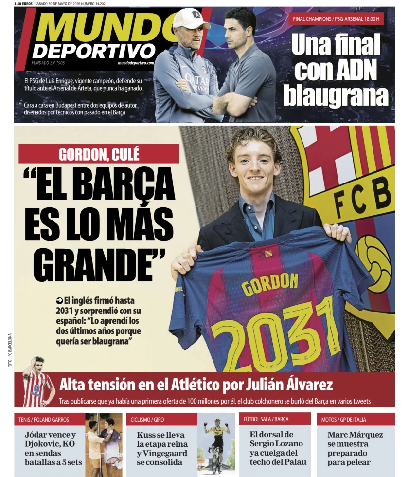 Mundo Deportivo (At. Madrid) — 30/05