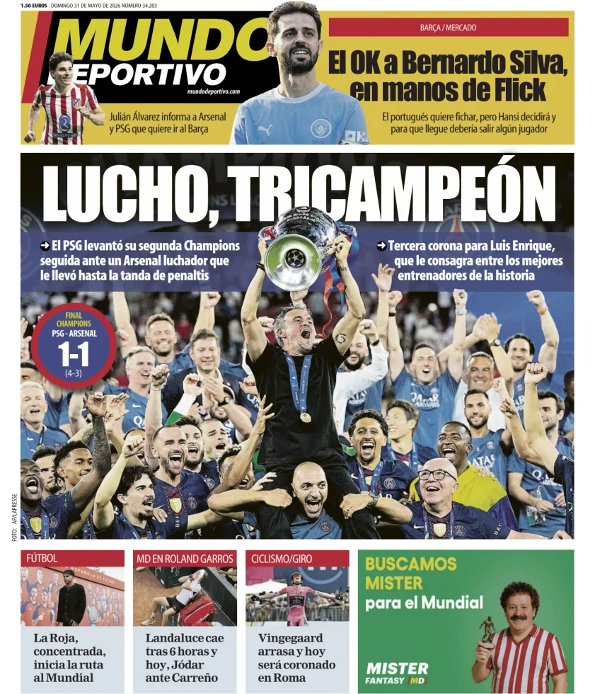 Mundo Deportivo (At. Madrid) — 31/05