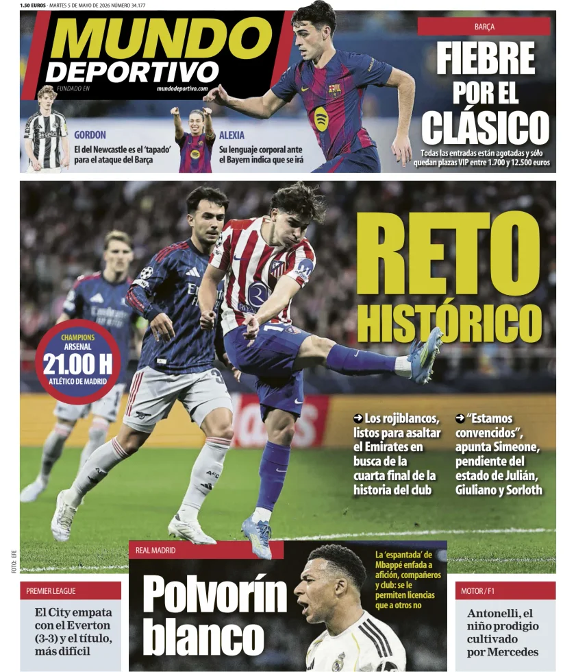 Mundo Deportivo (At. Madrid) — 05/05
