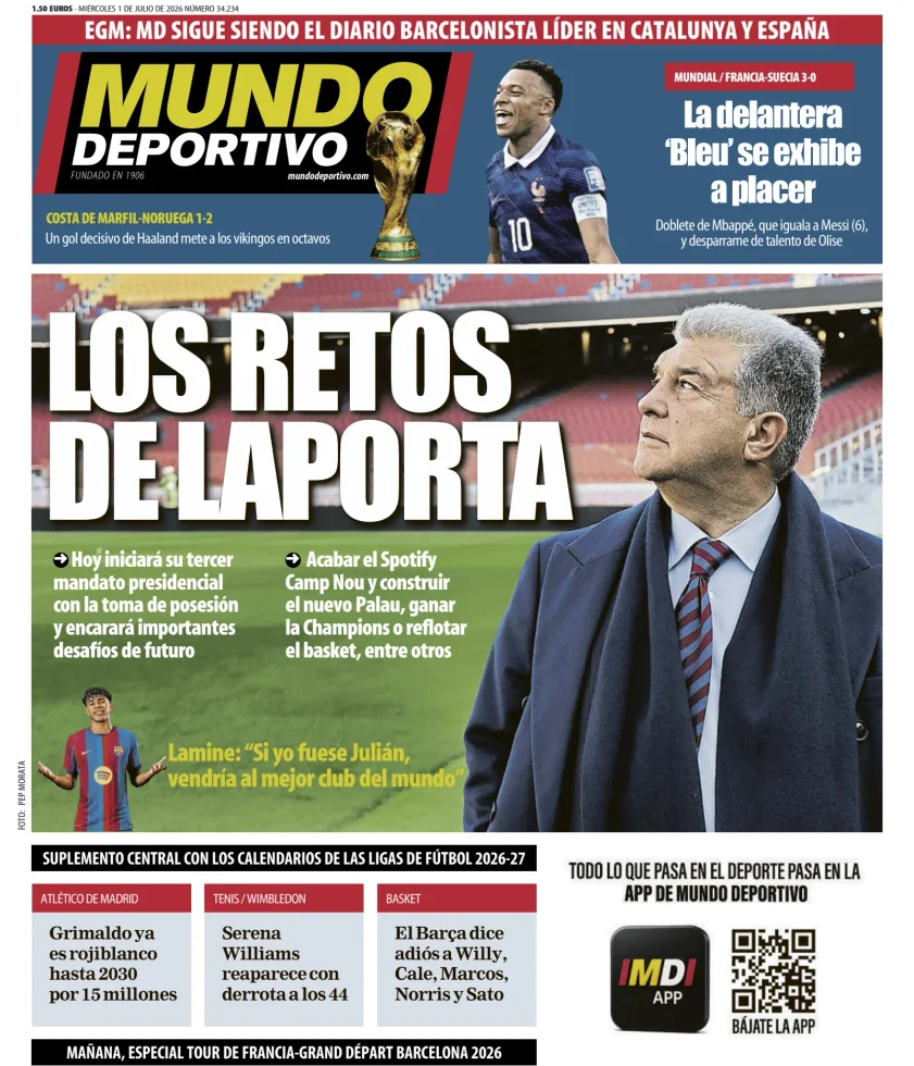 Mundo Deportivo (Barcelona) — 01/07