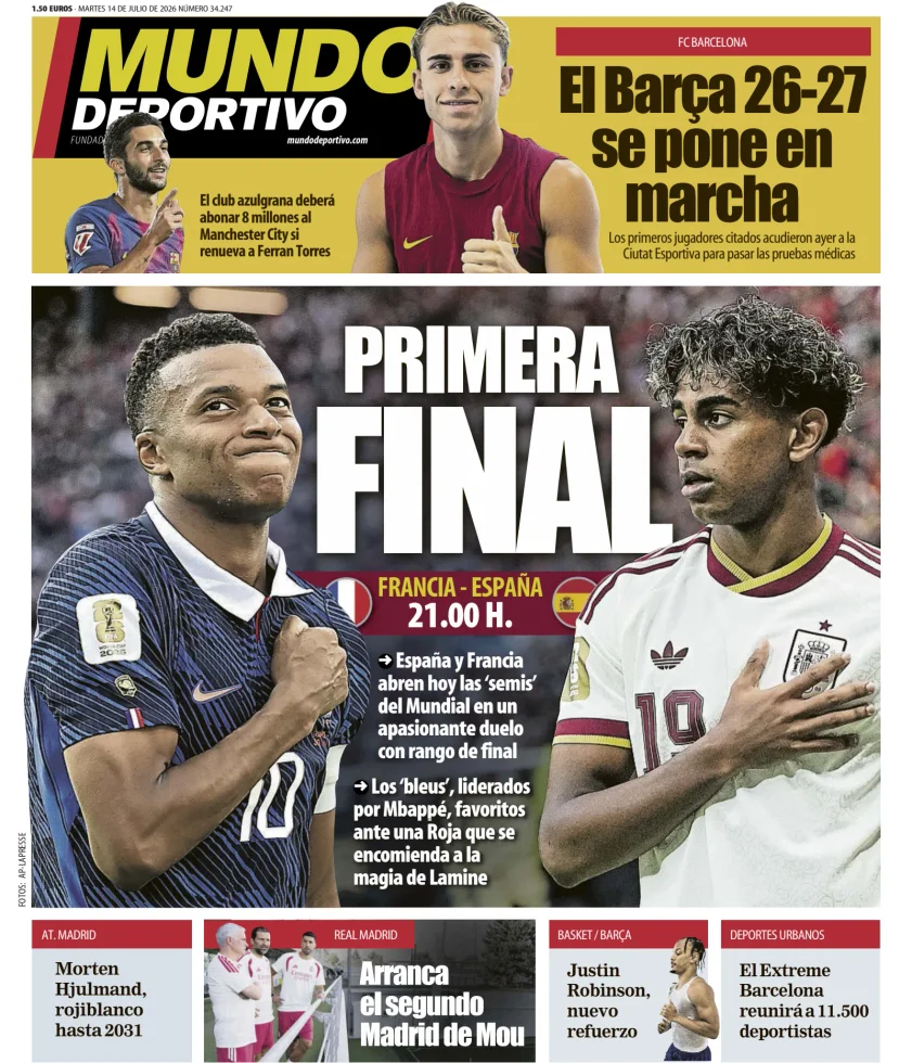 Mundo Deportivo (Barcelona) — 14/07
