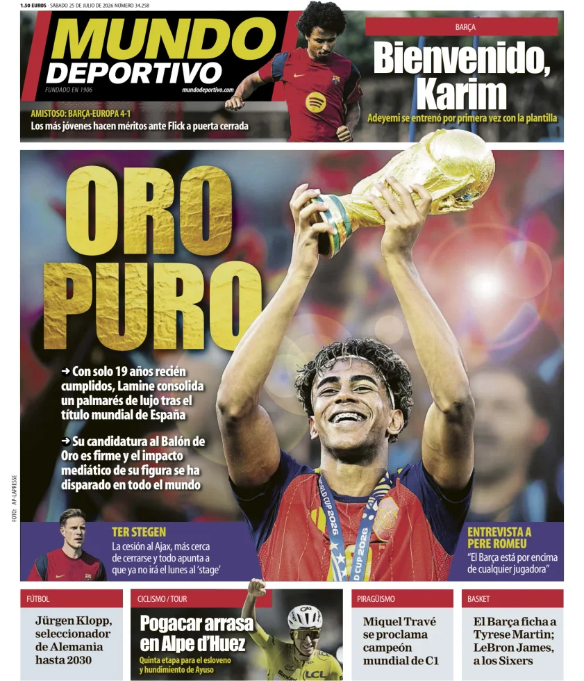 Mundo Deportivo (Barcelona) — 25/07