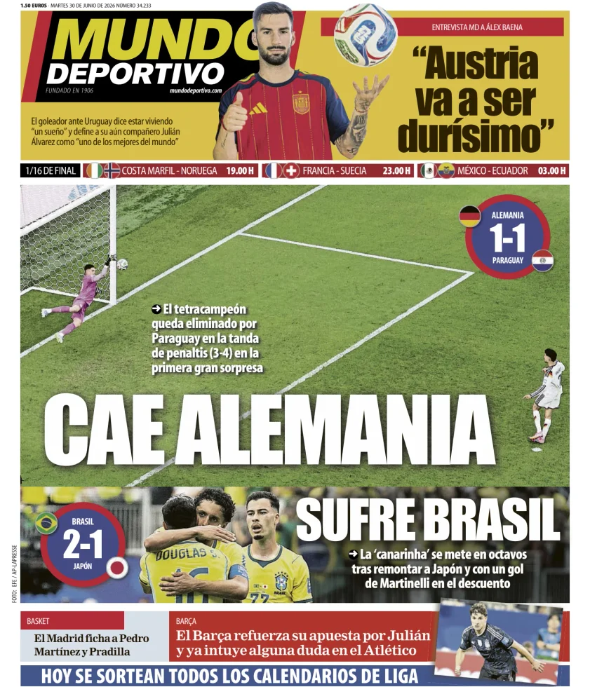 Mundo Deportivo (Barcelona) — 30/06