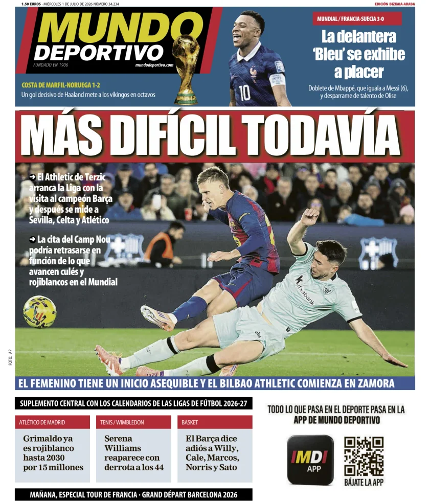 Mundo Deportivo (Bizkaia-Araba) — 01/07