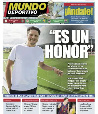 Portada de Mundo Deportivo (Bizkaia-Araba), 12 de junio de 2026