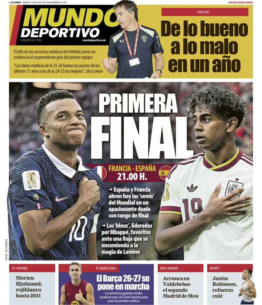 Mundo Deportivo (Bizkaia-Araba) — 14/07
