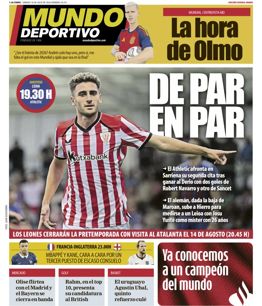 Mundo Deportivo (Bizkaia-Araba) — 18/07