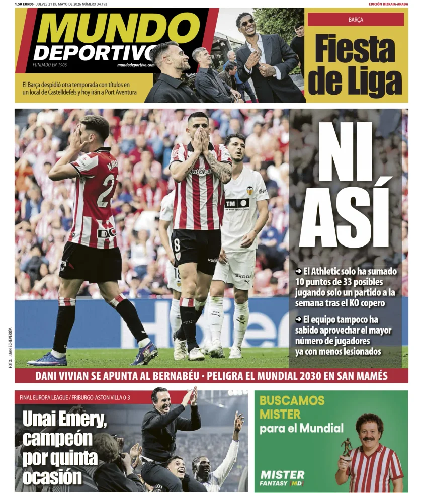 Mundo Deportivo (Bizkaia-Araba) — 21/05