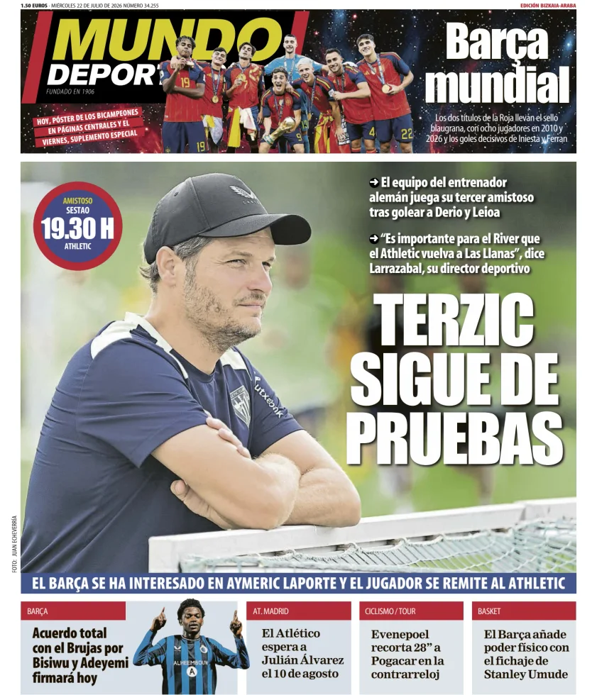 Mundo Deportivo (Bizkaia-Araba) — 22/07