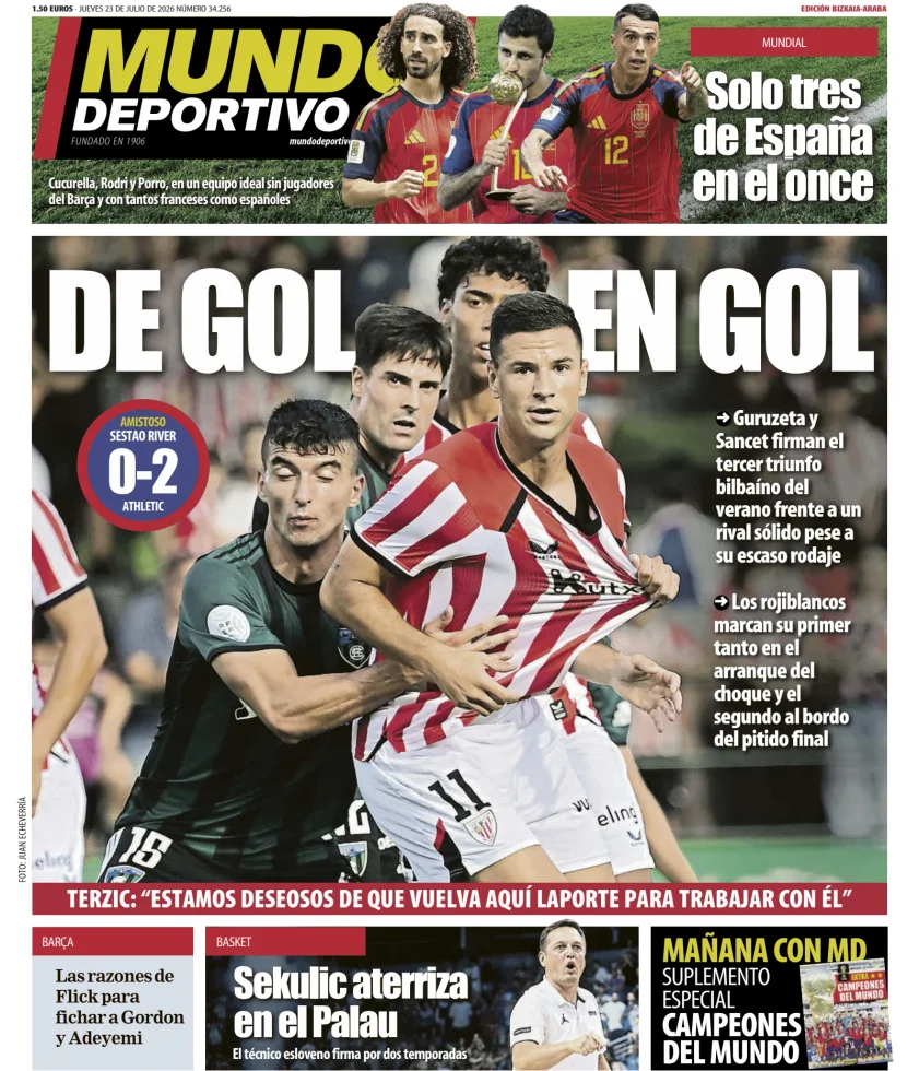 Mundo Deportivo (Bizkaia-Araba) — 23/07