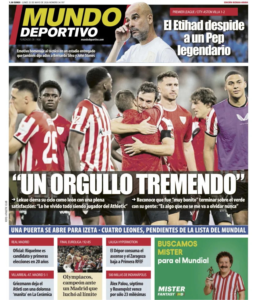 Mundo Deportivo (Bizkaia-Araba) — 25/05
