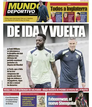 Portada de Mundo Deportivo (Bizkaia-Araba), 28 de julio de 2026