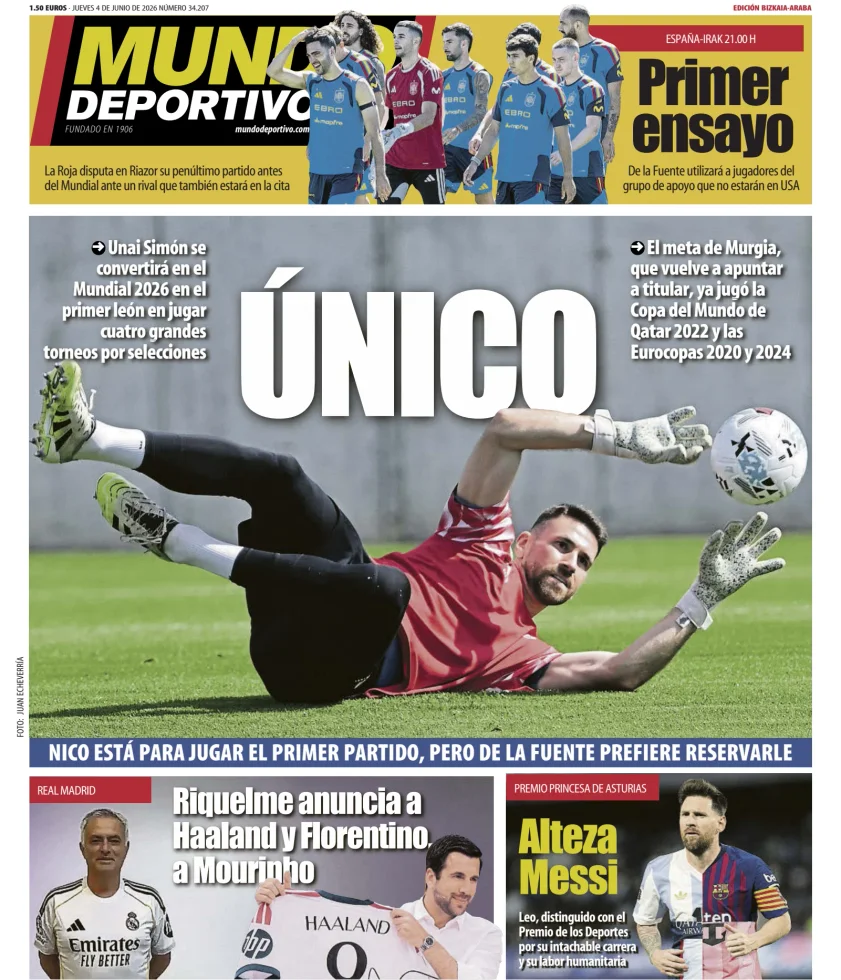 Portada de Mundo Deportivo (Bizkaia-Araba)