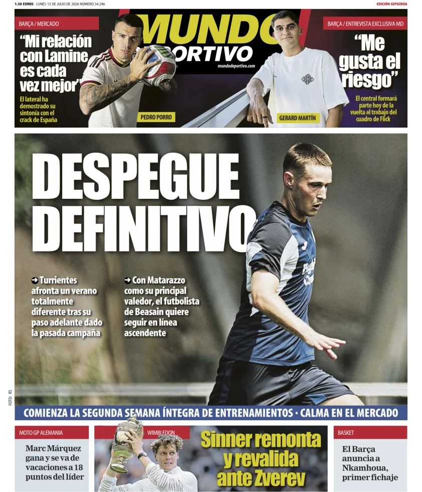 Mundo Deportivo (Gipuzkoa) — 13/07