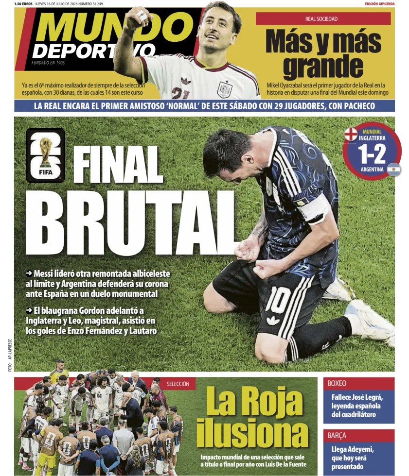 Mundo Deportivo (Gipuzkoa) — 16/07