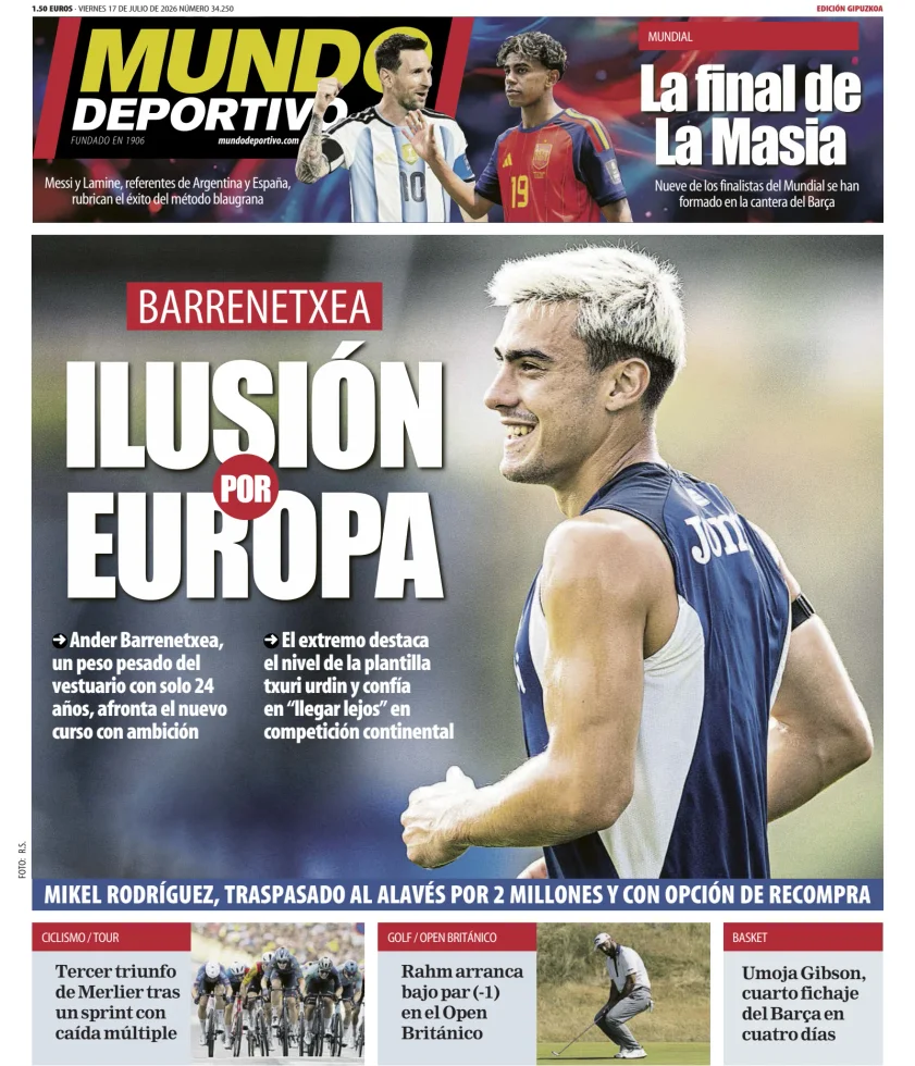 Mundo Deportivo (Gipuzkoa) — 17/07