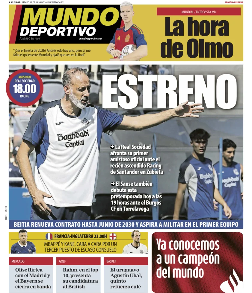 Mundo Deportivo (Gipuzkoa) — 18/07