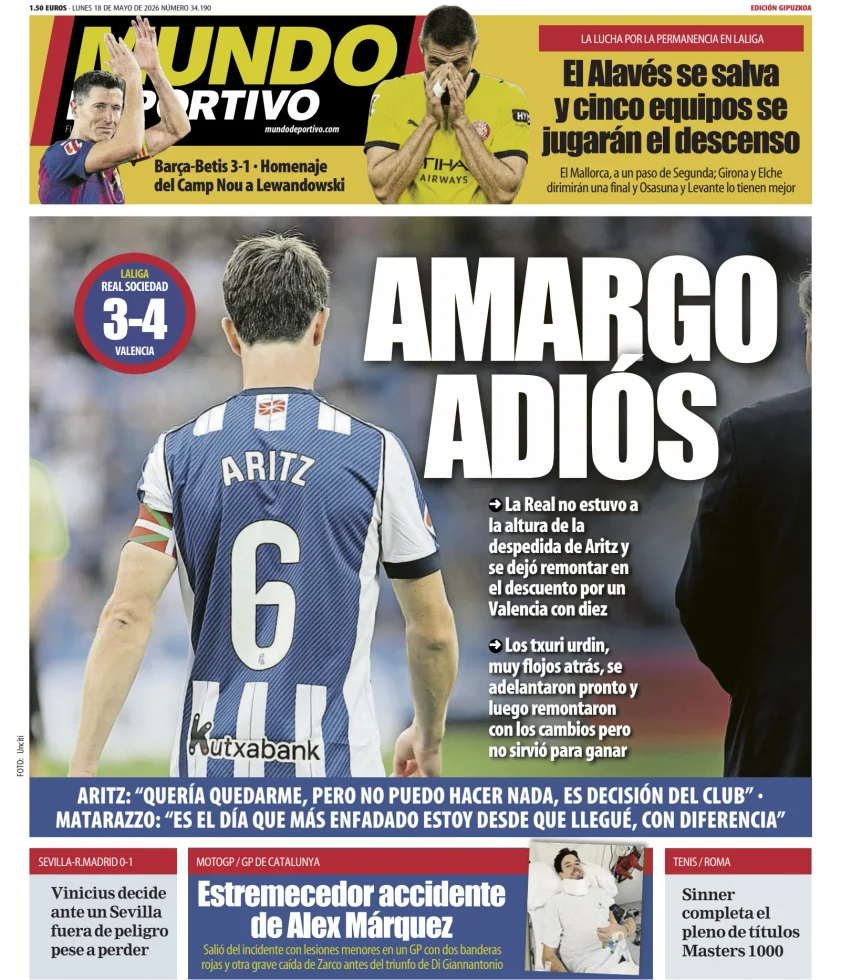 Mundo Deportivo (Gipuzkoa) — 18/05