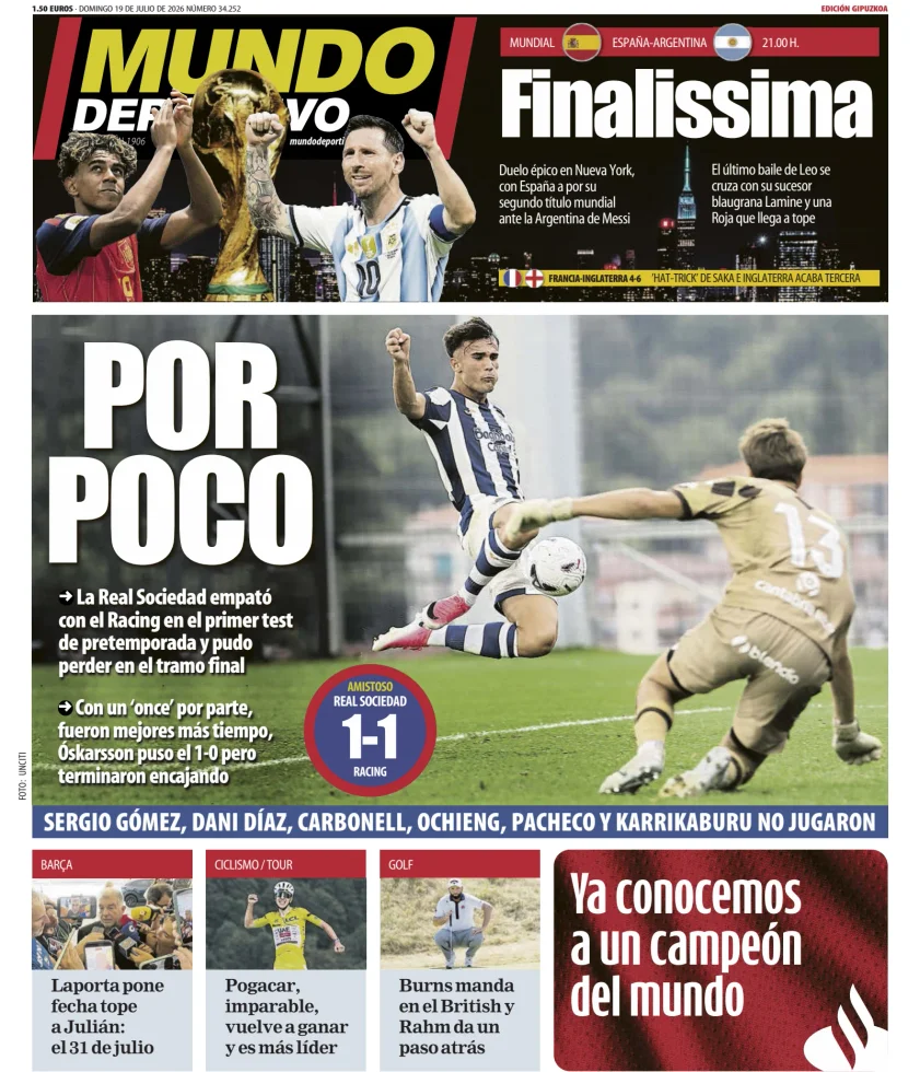 Mundo Deportivo (Gipuzkoa) — 19/07