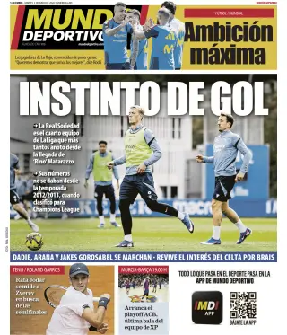 Portada de Mundo Deportivo (Gipuzkoa), 2 de junio de 2026