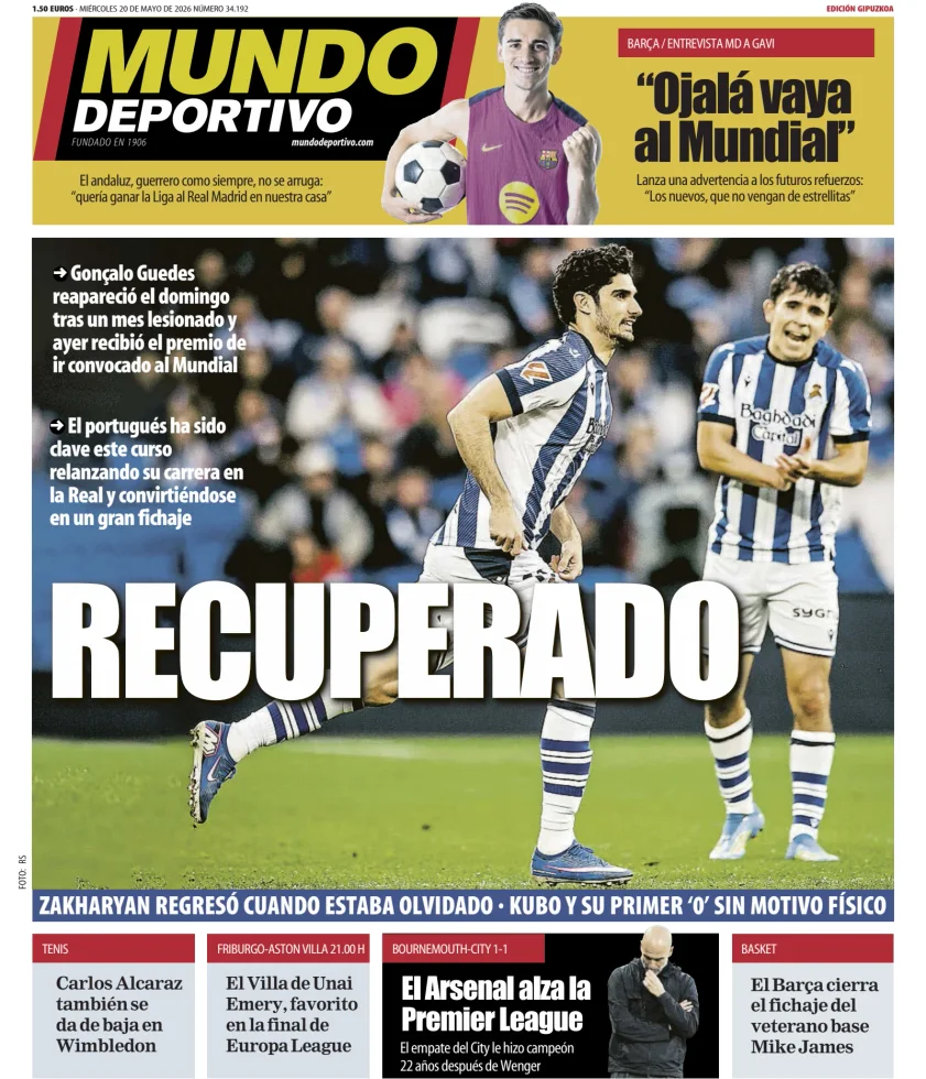 Mundo Deportivo (Gipuzkoa) — 20/05