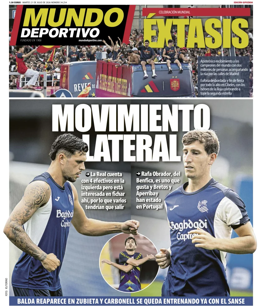 Mundo Deportivo (Gipuzkoa) — 21/07