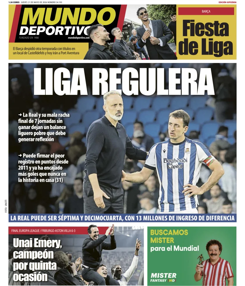 Mundo Deportivo (Gipuzkoa) — 21/05