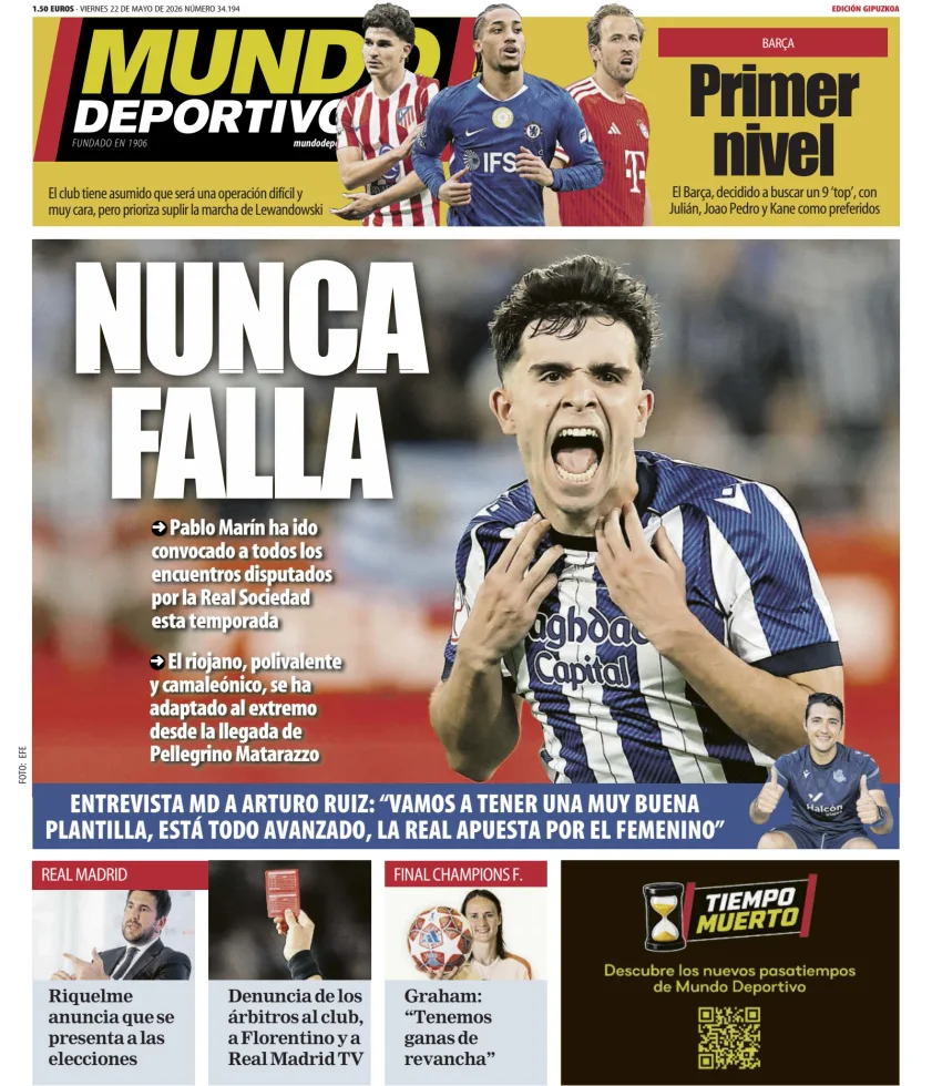 Mundo Deportivo (Gipuzkoa) — 22/05