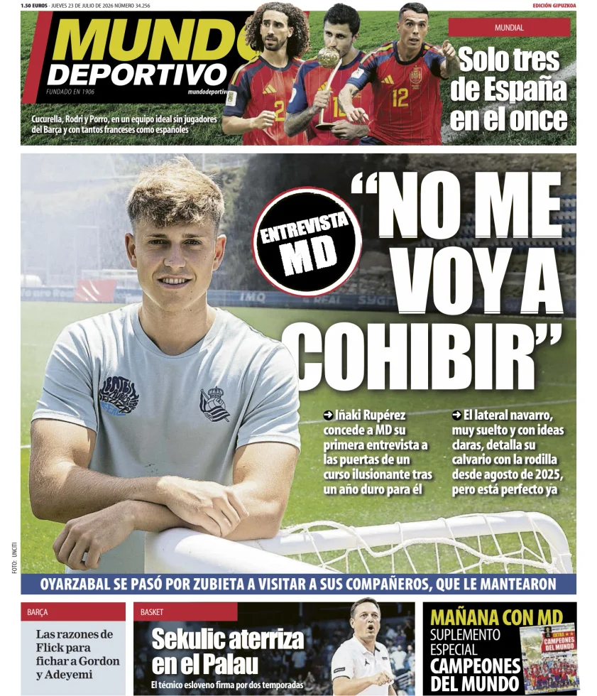 Mundo Deportivo (Gipuzkoa) — 23/07