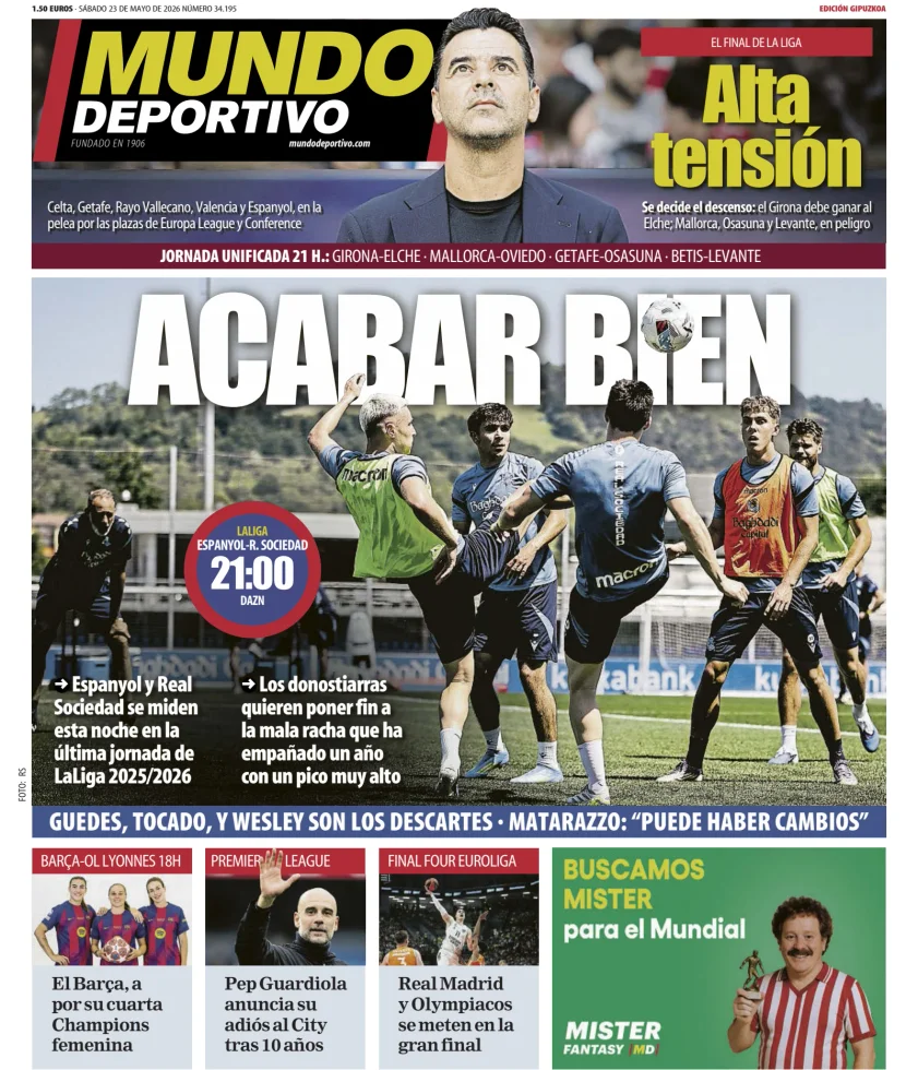 Mundo Deportivo (Gipuzkoa) — 23/05